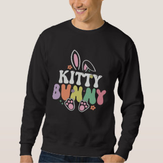 Moletom Kitty Bunny Women Easter Day Rabbit Grandma Family