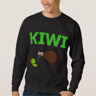 Moletom Kiwi Bird e fruta Engraçada Birdwat Nova Zelândia
