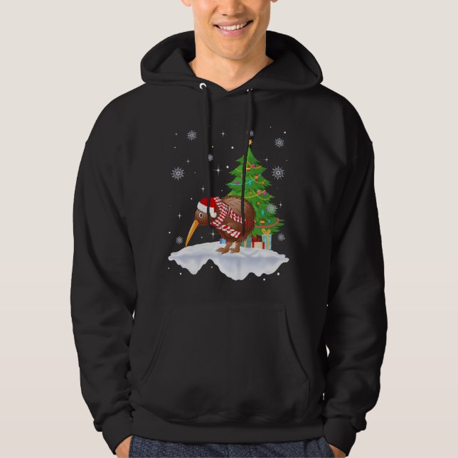 Moletom Kiwi Bird Gift Santa Hat Natal (Frente)
