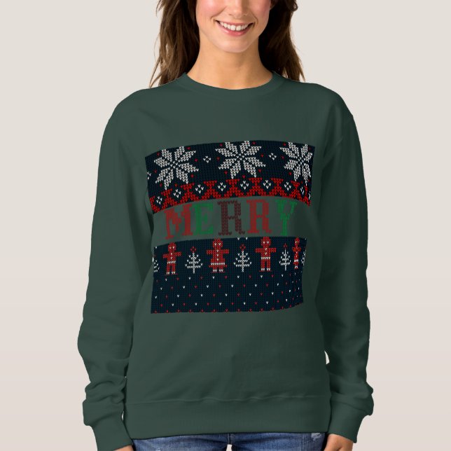 Moletom Knit Felry Natal (Frente)