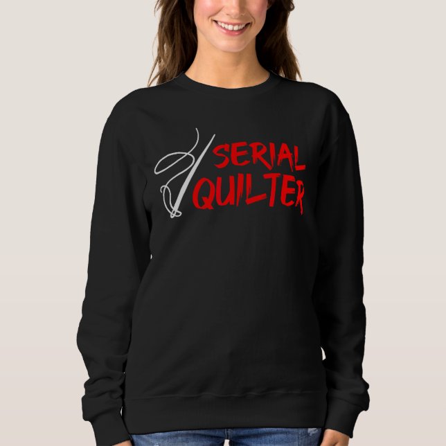 Moletom Knitting do Quilter Serial (Frente)