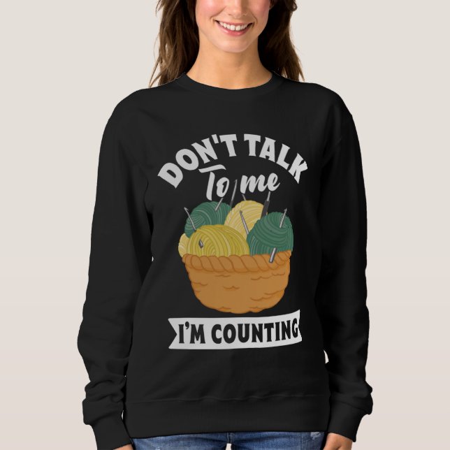 Moletom Knitting Love Hobby Yarn Crochet Crocheting needle (Frente)