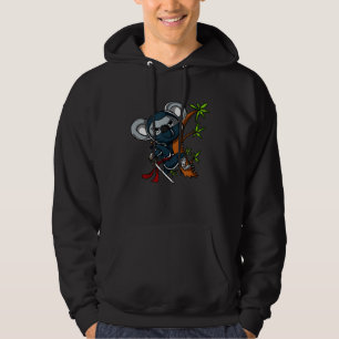 Moletom Koala Bear Ninja Samurai Engraçado Meninos De Anim