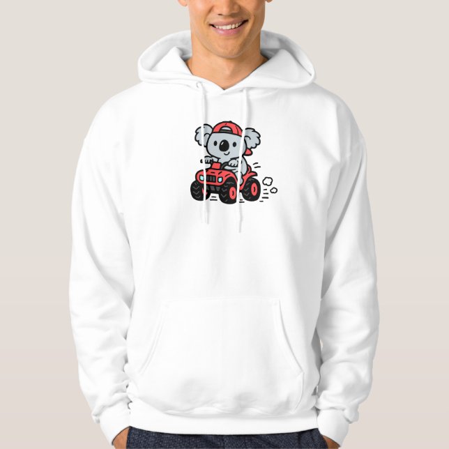 Moletom Koala Bear Riding ATV (Frente)