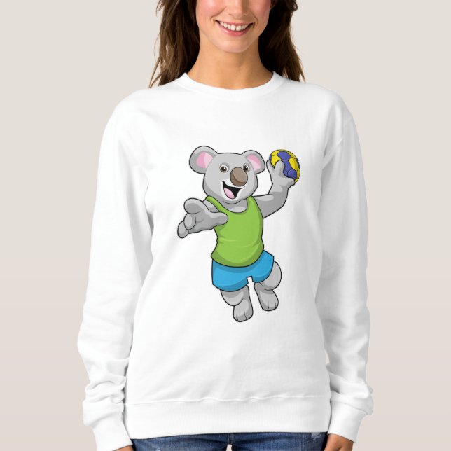 Moletom Koala com esportes de handebol (Frente)