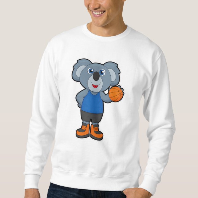 Moletom Koala como jogador de basquetebol (Frente)