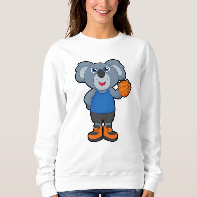 Moletom Koala como jogador de basquetebol (Frente)