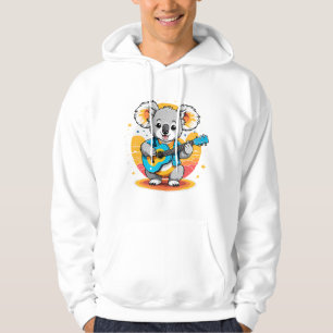Moletom Koala estrumando um violão