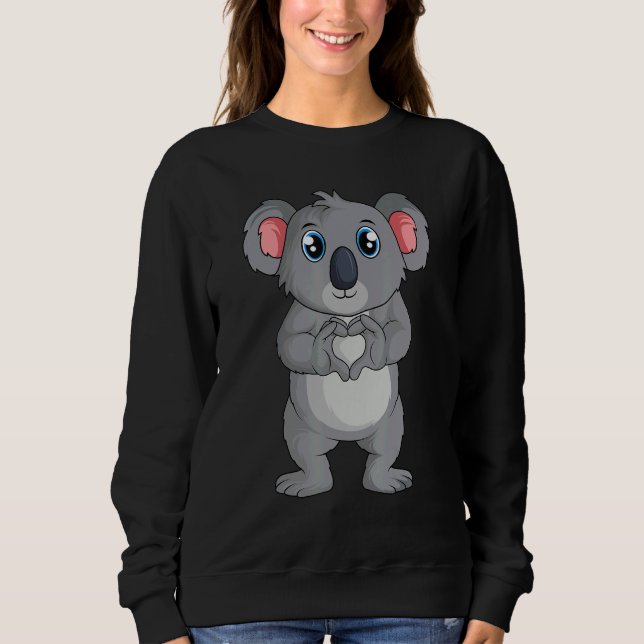 Moletom Koala   Girls Women Kids Toddler (Frente)