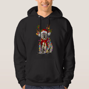 Moletom Koala Reindeer Xmas Luzes Feliz Natal