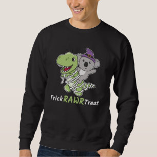 Moletom Koala Trick Rawr Treat T-rex Mummy Costume