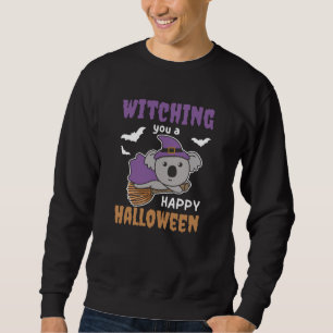 Moletom Koala Witch Te Testemunhando Um Feliz Dia Das Brux