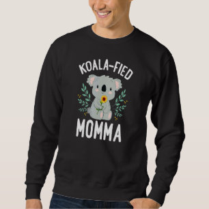 Moletom Koalafied Momma Koala Bear Sunflower Mãe