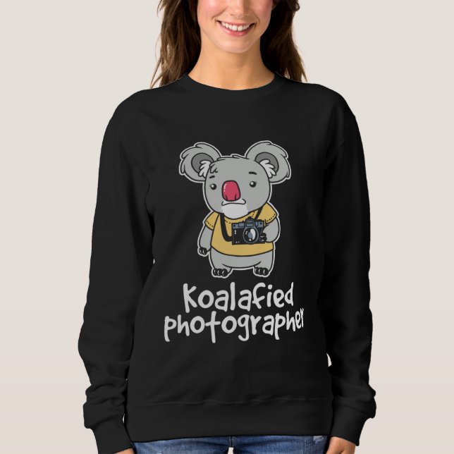 Moletom Koalafied Photographer Koala Bear Animal  Photogra (Frente)