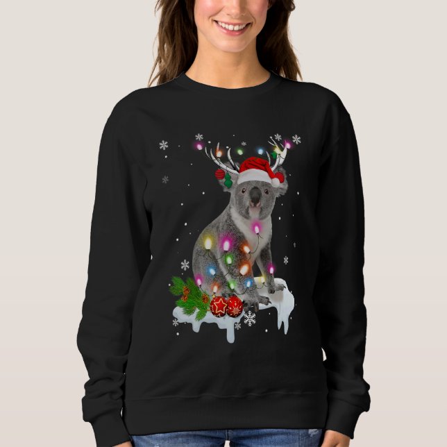 Moletom Koalas Xmas Santa Hat Koala Christmas (Frente)
