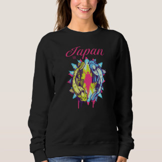 Moletom Koi Fish 鯉 Japão Extraindo Peixe Koi Japonês
