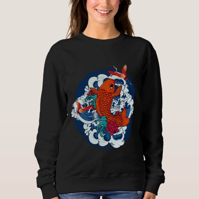 Moletom Koi Fish Japonês (Frente)