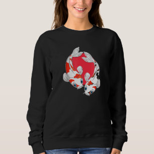 Moletom Koi Fish Japonês Carpa Japão Estilo Tropical Anima