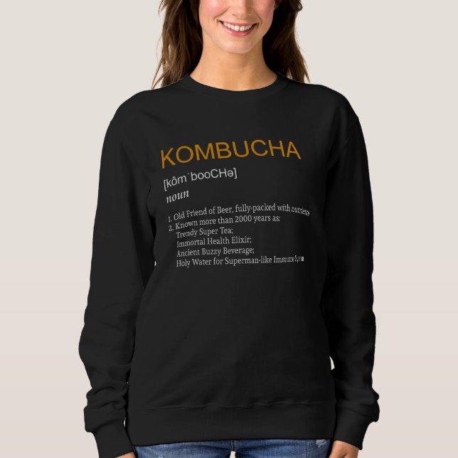 Moletom Kombucha Definition Boch Tea (Frente)