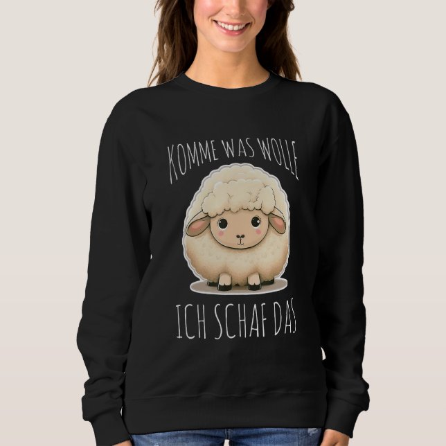 Moletom Komme Was Wolle Ich Sheep The Depression Sheep (Frente)