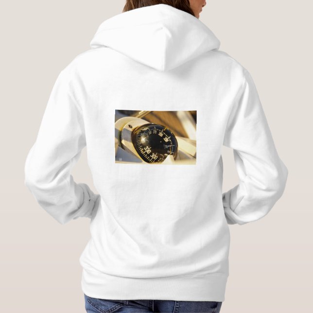 Moletom Kompas dat de richting geeft aan een avontuur.  (Verso)