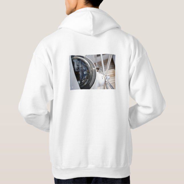 Moletom Kompas dat de richting geeft aan een avontuur.  (Verso)