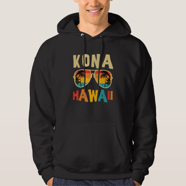 Moletom Kona Hawaii  Hawaiian Summer  Girls Boys Family (Frente)