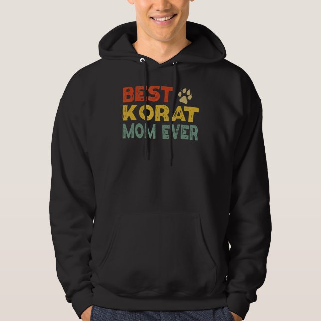 Moletom Korat Cat Mãe Proprietário Kitten (Frente)