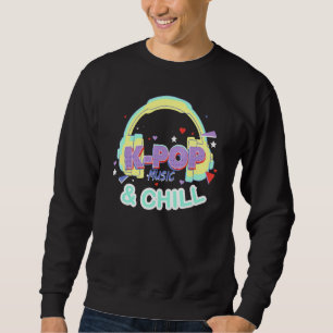 Moletom Korea Pop Music Símbolo Chill Teen Girls Merch Pas