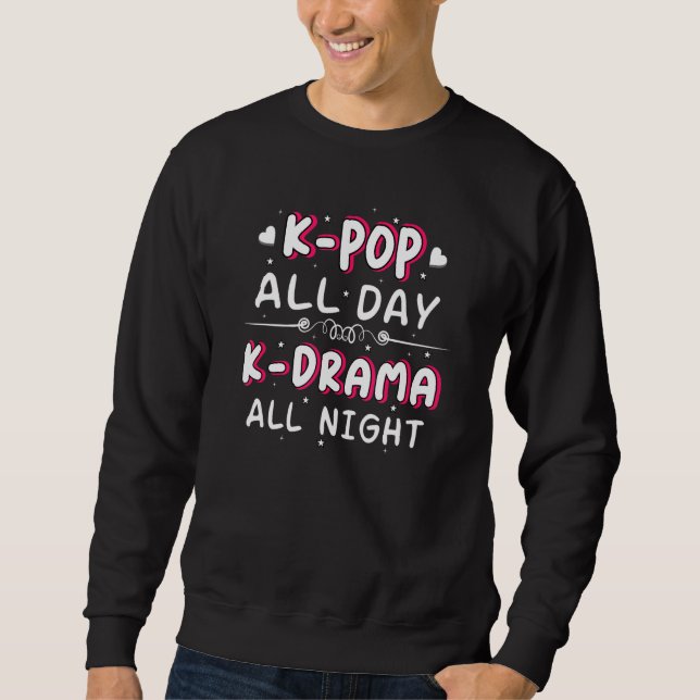 Moletom KPop All Day K Drama A Noite Toda (Frente)