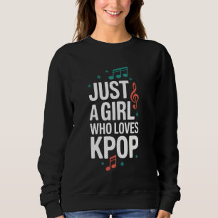 Moletom Kpop Apenas Uma Menina Que Ama Kpop