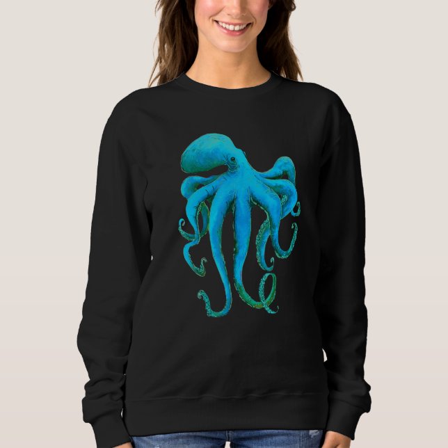 Moletom Kraken Octopus, a poderosa criatura marítima não a (Frente)