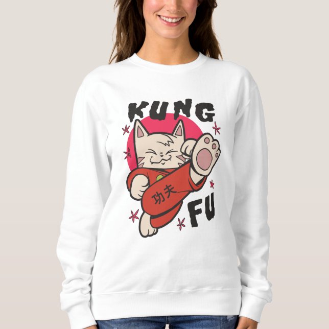 Moletom Kung Fu Cat (Frente)