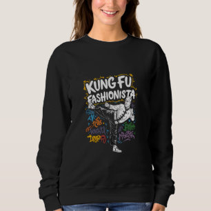 Moletom Kung Fu Fashionista Retro Artes Marciais Urbanas