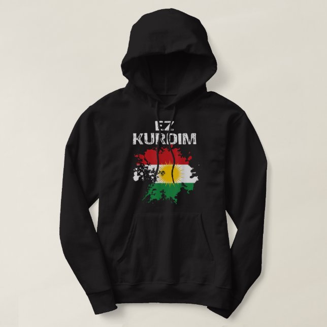 Moletom Kurden Kurdista Newroz Kurdi Bandeira Seu Biji Kur (Frente do Design)