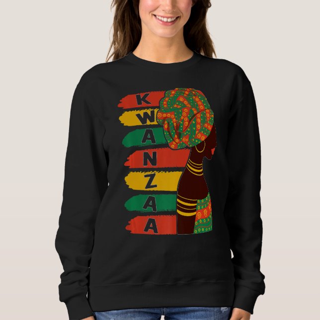 Moletom Kwanzaa Seven Principles African American Women Wi (Frente)