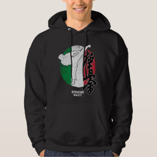 Moletom Kyokushin Itália Karate bandeira italiana Kyokushi