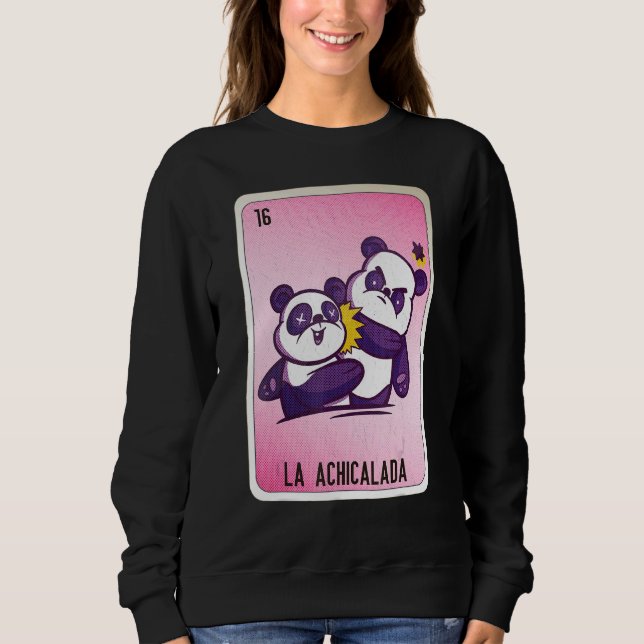 Moletom La Achicalada Mexican Slang Lottery Bingo Cards (Frente)