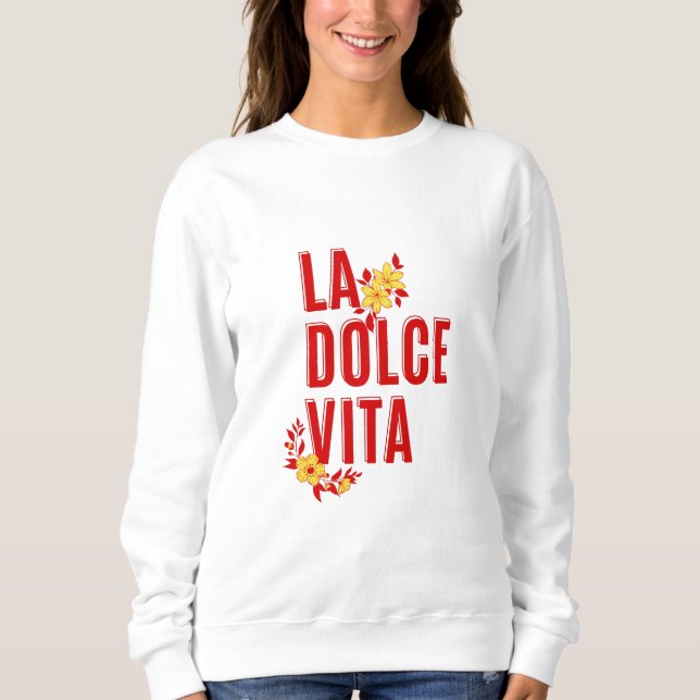 Moletom La dolce vita (Frente)