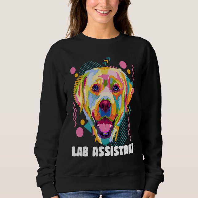 Moletom Lab Assistant Labrador Retriever  Dog Breed Humor (Frente)