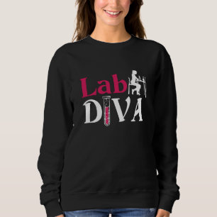 Moletom Lab Diva Lab Tech Chemist Laboratory Technician