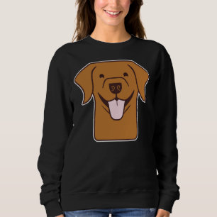 Moletom Lab Red Fox Lab Feliz Labrador Lab Mãe Lab Reddish