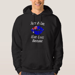 Moletom Lábios Boca Amor Bandeira Australiana Brisbane