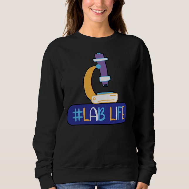 Moletom Lablife Microscope Medical Laboratory Tech (Frente)