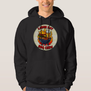 Moletom Labor Day BBQ Crew Grill Shirt – Holiday Barbecue 