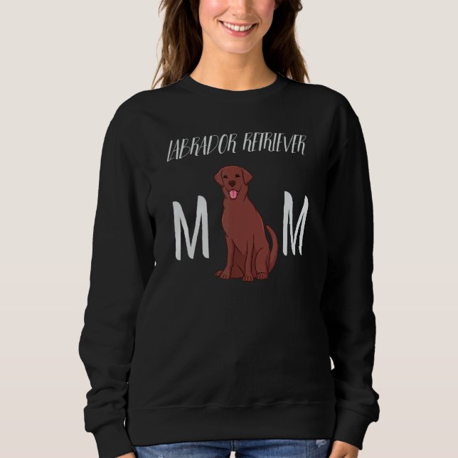 Moletom Laboratório de Mãe do Retriever Mama Labrador Recu (Frente)