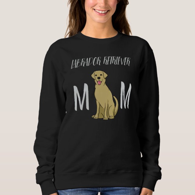 Moletom Laboratório de Mãe do Retriever Mama Labrador Recu (Frente)