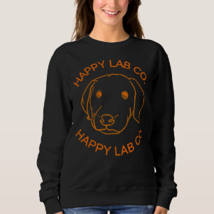 Moletom Laboratório Laranja Feliz Olhos de Puppia Labrador