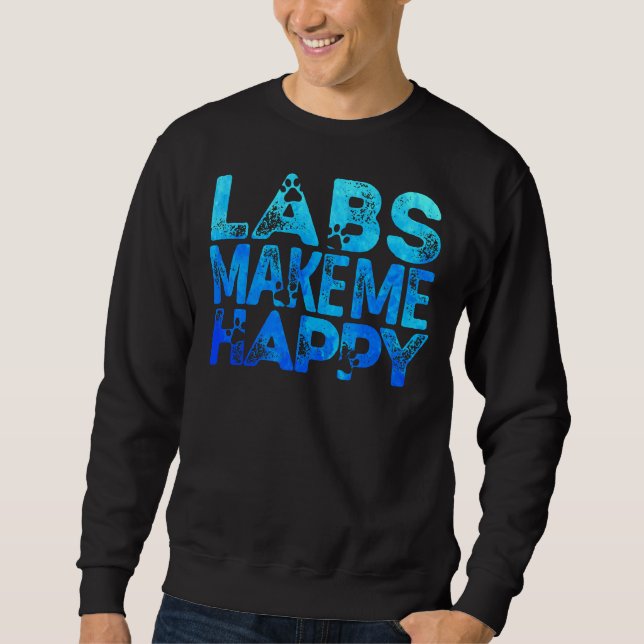 Moletom Laboratório Me Torna Feliz Labrador (Frente)