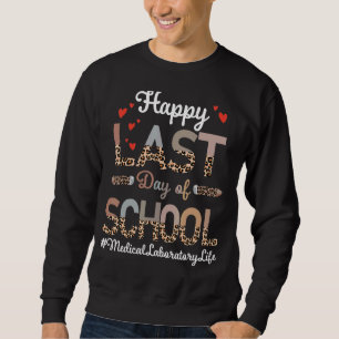 Moletom Laboratório Médico Feliz Dia Passado De Leopar Esc